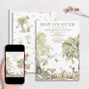 Wartezeit bei Ostereier-Jagd und Brunch I Einladung