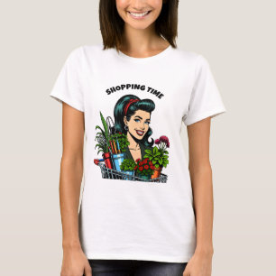 Wartezeit   Funny Retro Pflanze Lovers T-Shirt