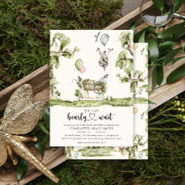 Wartezeit Herzerkrankung & Sehen Sie Mädchen Baby  Einladung