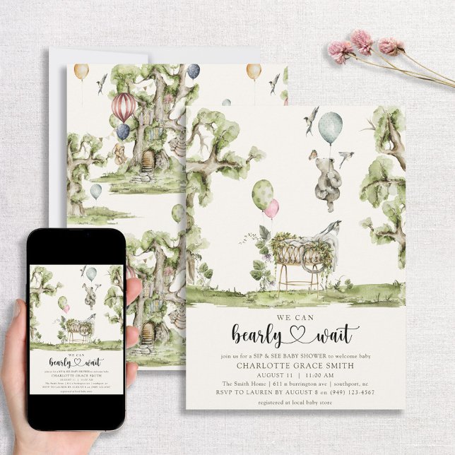 Wartezeit Herzerkrankung & Sehen Sie Mädchen Baby  Einladung (Von Creator hochgeladen)