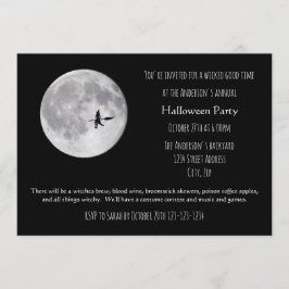 Wartezeit Mond - Einladung zum Halloween-Party
