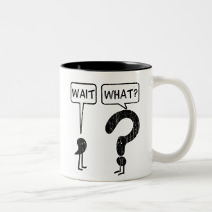 Wartezeit, was? zweifarbige tasse
