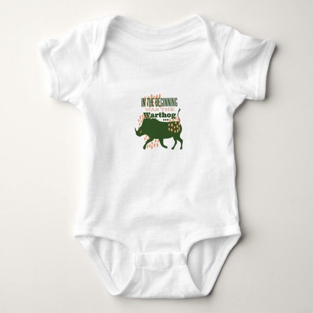 Warthog Baby Strampler (Vorderseite)