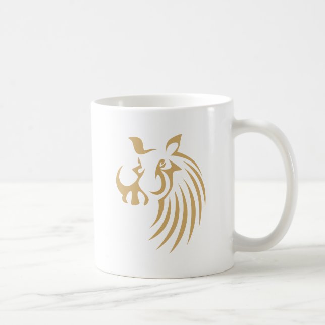 Warthog im Swish, der Art zeichnet Kaffeetasse (Rechts)