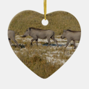 Warthog Parade Tom Wurl Keramik Ornament