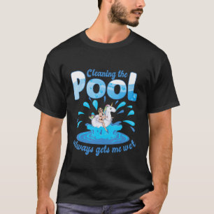 Wartung und Schwimmbad des Technikers T-Shirt