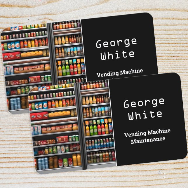 Wartung Visitenkarte (Vending Services Visiting Cards)