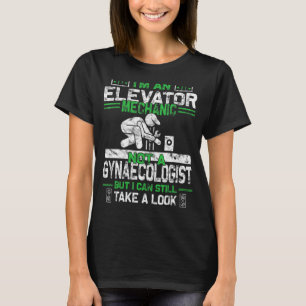 Wartungstechnik für den Mens Elevator T-Shirt