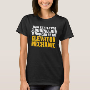 Wartungstechniker für Elevator T-Shirt