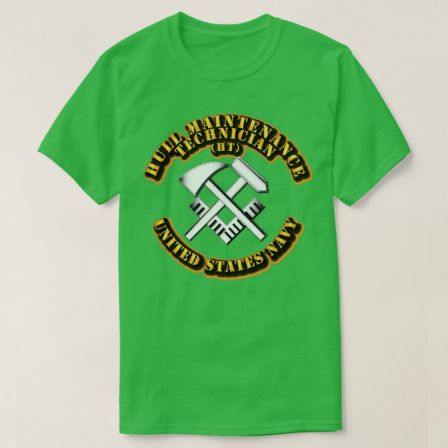 Wartungstechniker für Schiffsrumpf T-Shirt (Design vorne)