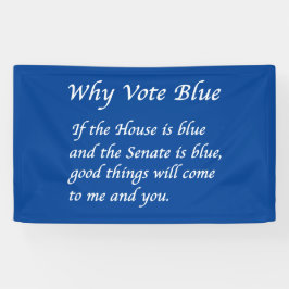 Warum 2026 Blue wählen Banner