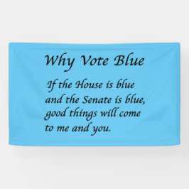 Warum 2026 Blue wählen Banner