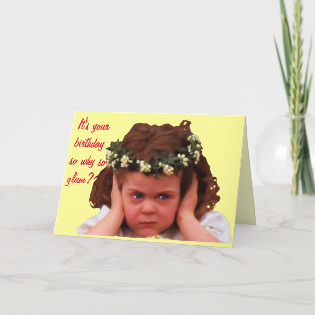 Warum also Glum? Karte (Vorderseite)