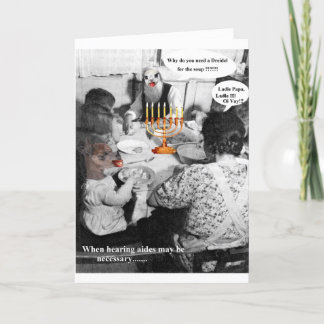 Warum benötigen Sie ein dreidel für die Suppe? Feiertagskarte