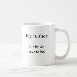 warum bin ich kurz? kaffeetasse