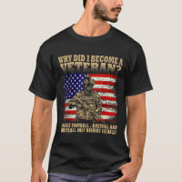 Warum bin ich Veteran geworden? Amerikanische Flag