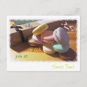 Warum bist du nicht bei uns...Sweet Time! Postkarte
