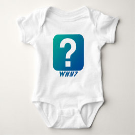 Warum das Fragezeichen Monogram Baby Strampler
