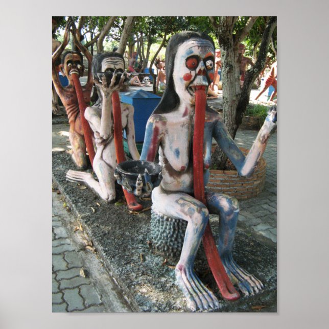 Warum die lange ONG? ... 3 Beängstigende thailändi Poster (Vorne)