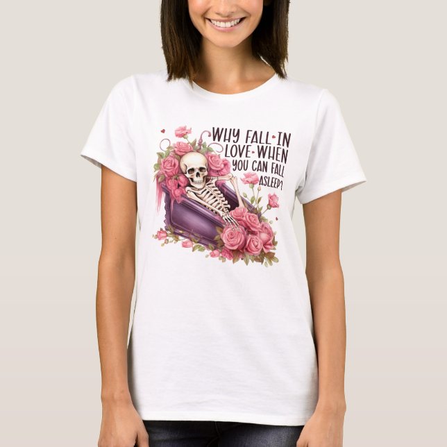Warum die Liebe abnimmt T-Shirt (Vorderseite)
