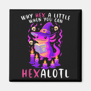 Warum ein wenig hex, wenn U Hexalotl Hexalotl Axol Magnet