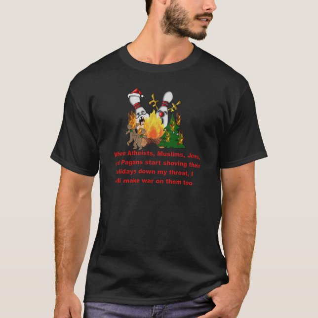 Warum es Krieg auf Weihnachten gibt T-Shirt (Vorderseite)