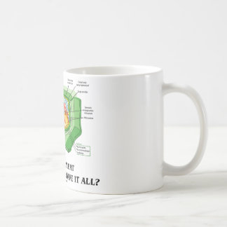 Warum essen Sie Fleisch, wenn Pflanzen-Zellen es Kaffeetasse