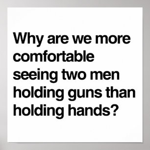 Warum fühlen wir uns wohler, wenn zwei Männer sich Poster
