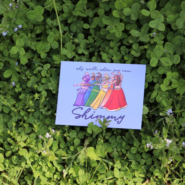 Warum gehen, wenn du meine Bauchtänzer beschimpfen Postkarte (Von Creator hochgeladen)