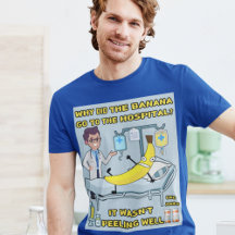 Warum ging die Banane ins Krankenhaus? Lustige Wit