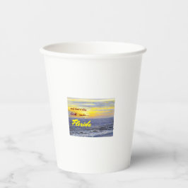 WARUM GOTT FLORIDA OCEAN WAVE PAPPBECHER