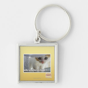 Warum haben Sie ein Fell? Schlüsselanhänger