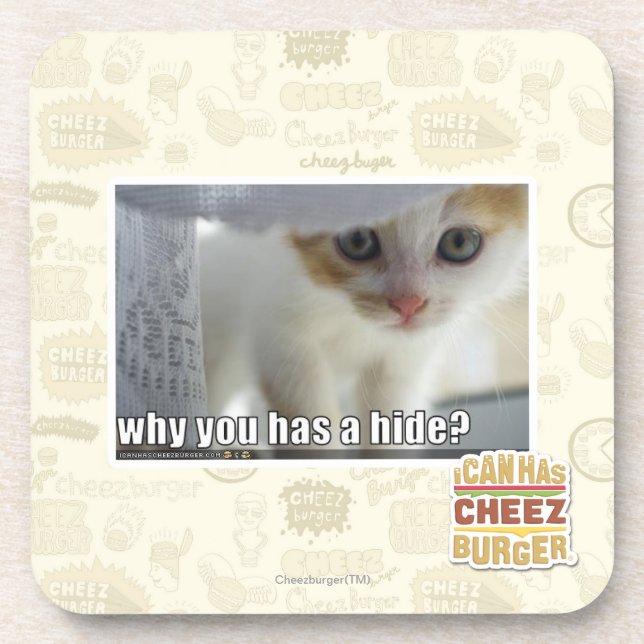 Warum haben Sie ein Fell? Untersetzer (Vorderseite)