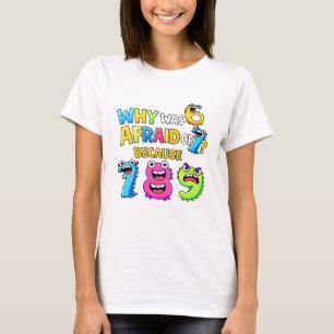 Warum hatte 6 Angst vor 7 Lustiges Mathe T-Shirt