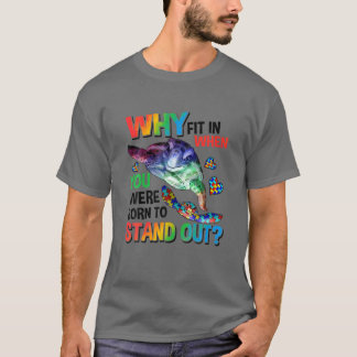 Warum hineingehen, Geboren ausstehen, Schildkröte, T-Shirt