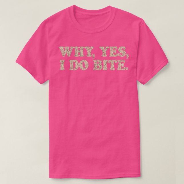 Warum ich 1975 beiße T-Shirt (Design vorne)