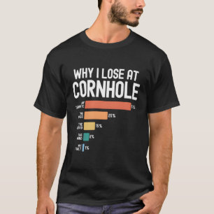 Warum ich an Cornhole verloren habe T-Shirt