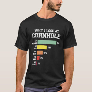 Warum ich an Cornhole verloren habe T-Shirt
