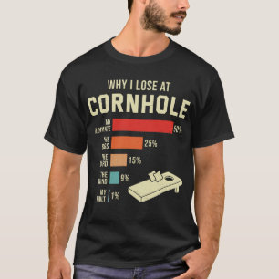 Warum ich beim Cornhole Funny Bags Game Player ver T-Shirt