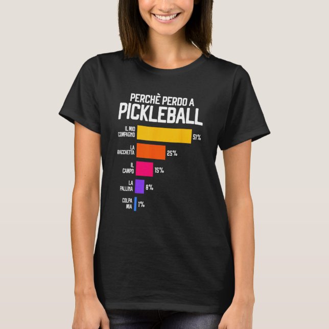 Warum ich beim Pickleball-Ausruhestand Pickleballe T-Shirt (Vorderseite)