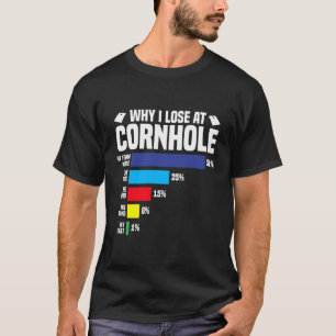Warum ich den Cornhole Player verloren habe T-Shirt
