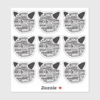 Warum ich FreeBSD 25-jährige Vinyl Stickers Liebe Aufkleber