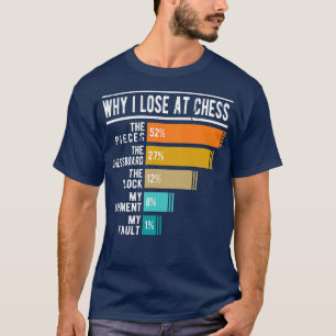 Warum ich im Schach verlieren kann T-Shirt
