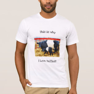 Warum ich Liebe Belties Niedlich Belted Galloway K T-Shirt