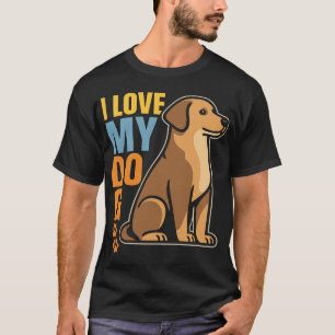 Warum ich meinen Hund liebe � Herzliches Design zu T-Shirt