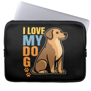 Warum ich meinen Hund Liebe - Herzwärmendesign Cel Laptopschutzhülle