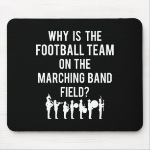 Warum ist die Fußballmannschaft auf dem Bandfeld l Mousepad