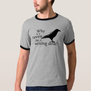 Warum ist ein Rabe wie ein Schreibtisch? T-Shirt