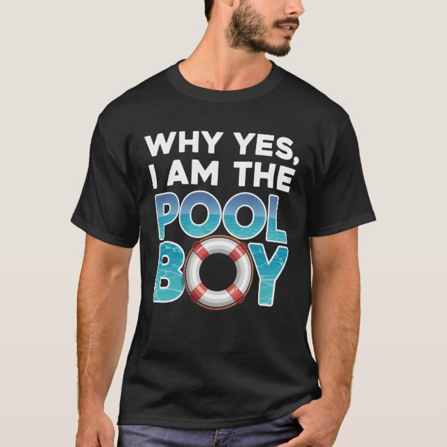 Warum ja bin ich der Pool Boat Float Sprichwort Sc T-Shirt (Vorderseite)