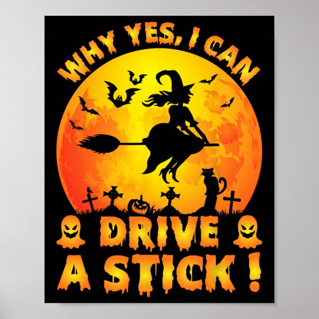 Warum ja, ich kann tatsächlich ein Stick Funny Hal Poster (Vorne)